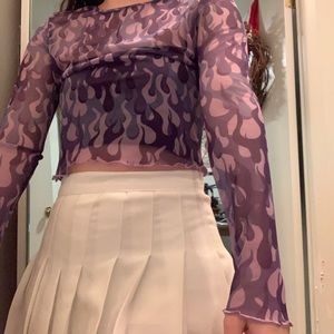 mesh flame long sleeve :)
